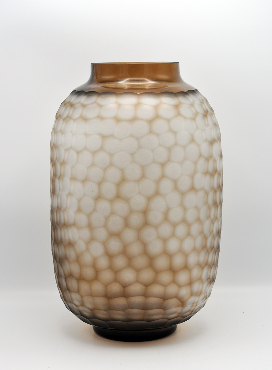 O4HOME + Vaas, gesneden, helder bruin L